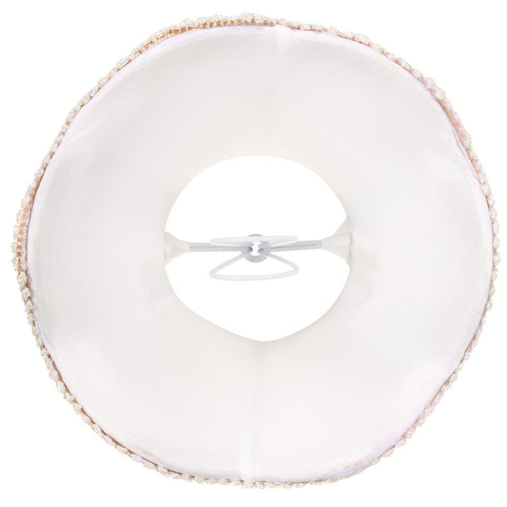 Vintage Small Lace Lamp Shades Textured Fabric Ceiling Chandelier Light Covers #024 Model 024