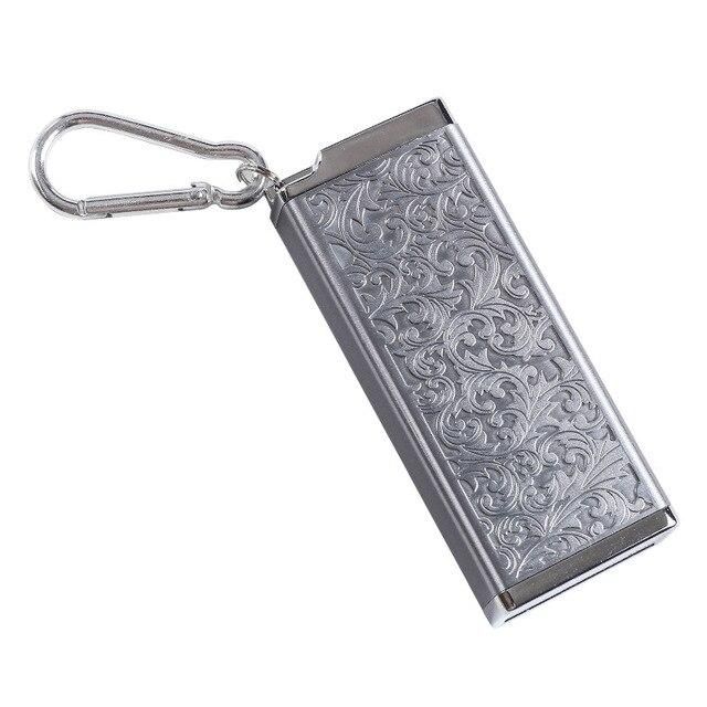 Portable Tobacco Cases Portable Tobacco Cases with Cover Sealed Anti-ash Ashtray Mini Outdoor Travel Ashtray Tobacco Cases