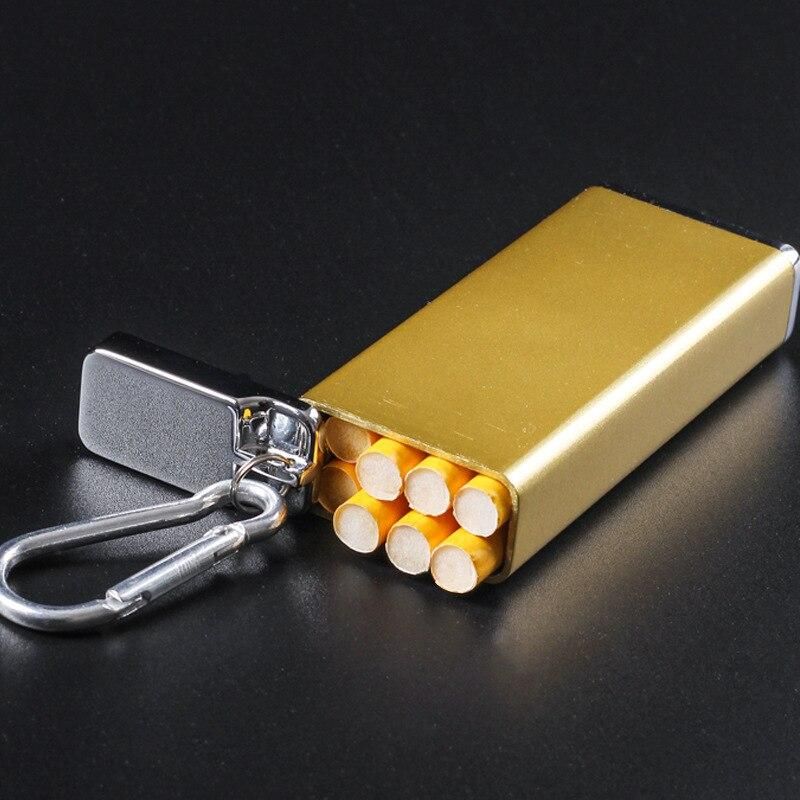 Portable Tobacco Cases Portable Tobacco Cases with Cover Sealed Anti-ash Ashtray Mini Outdoor Travel Ashtray Tobacco Cases