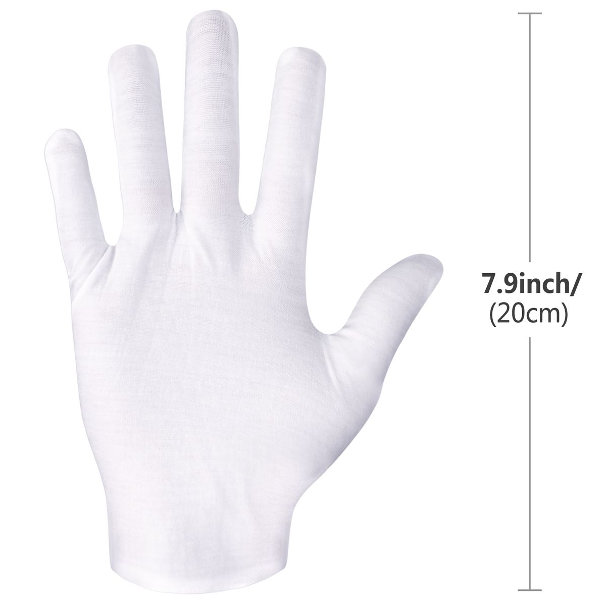 Neewer 12 Pairs (24 Gloves) 100% Cotton Lisle White Inspection Work Gloves For Coin, Jewelry, Silver, Or Photo Inspection