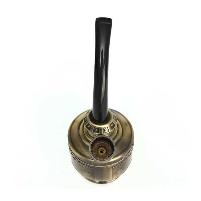 JD-128 Water Smoking Pipe Shis Ha Cigare Tte Bottle Pipe Hoo Kah Filter Smoke Metal Tube Filter Tar