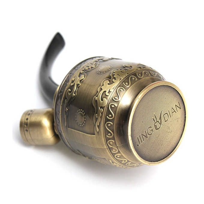 JD-128 Water Smoking Pipe Shis Ha Cigare Tte Bottle Pipe Hoo Kah Filter Smoke Metal Tube Filter Tar