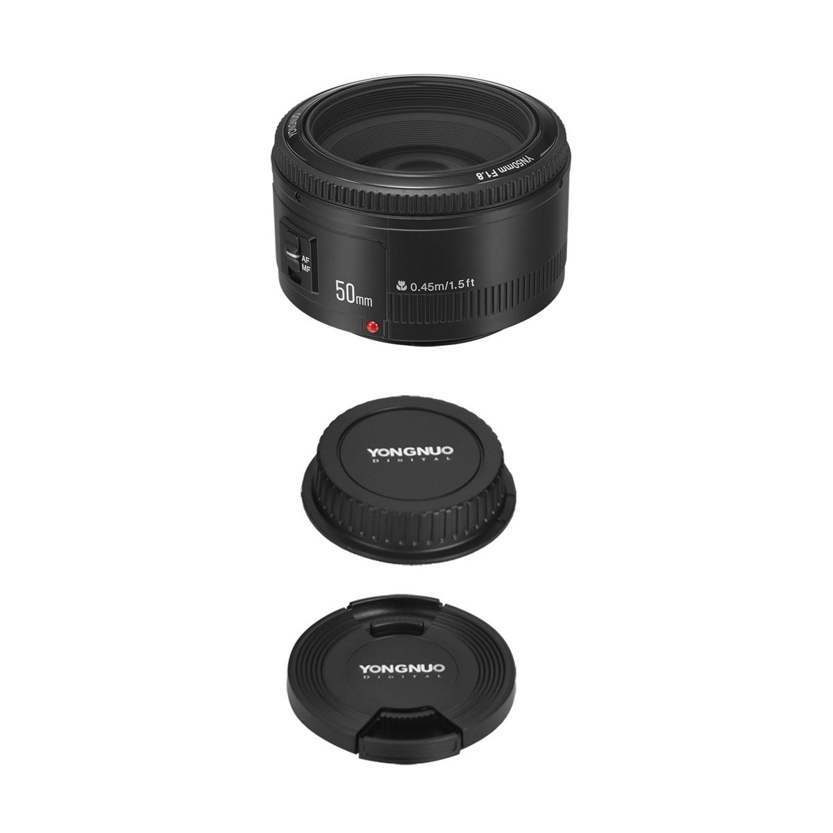 YN50mm F1.8 AF Lens 1:1.8 Standard Prime Lens Large
