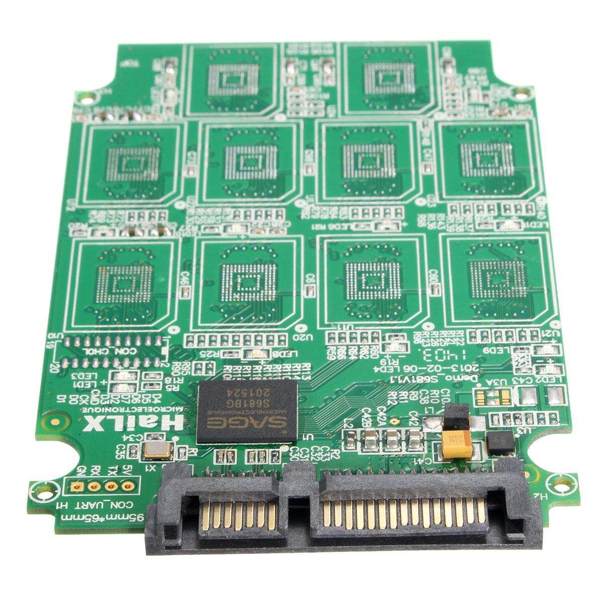 Micro SD TF Memory Card To SATA SSD Adapter RAID Hard Disk Converter For PC