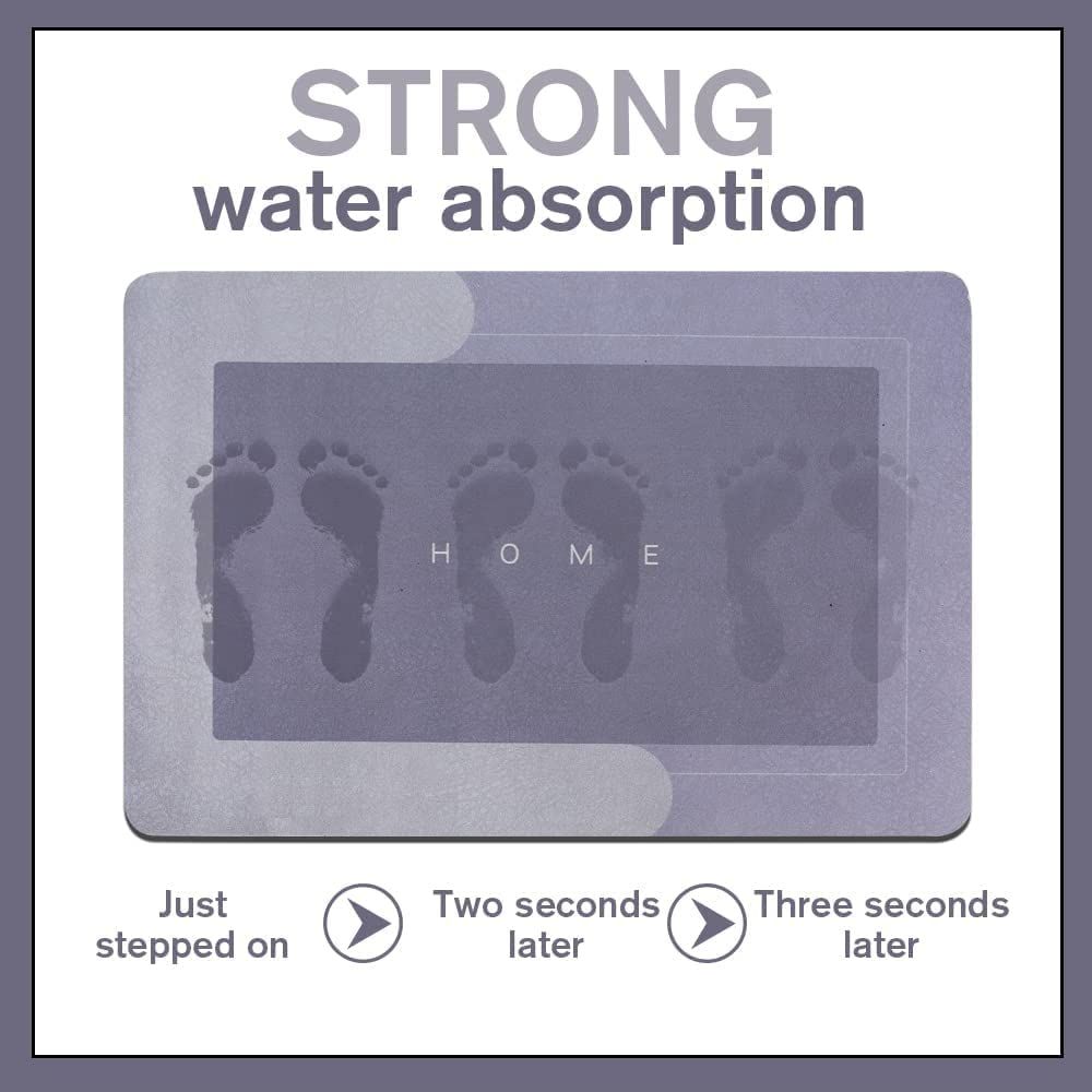 Super Absorbent, Quick Drying, Non-Slip Bathroom Mat
