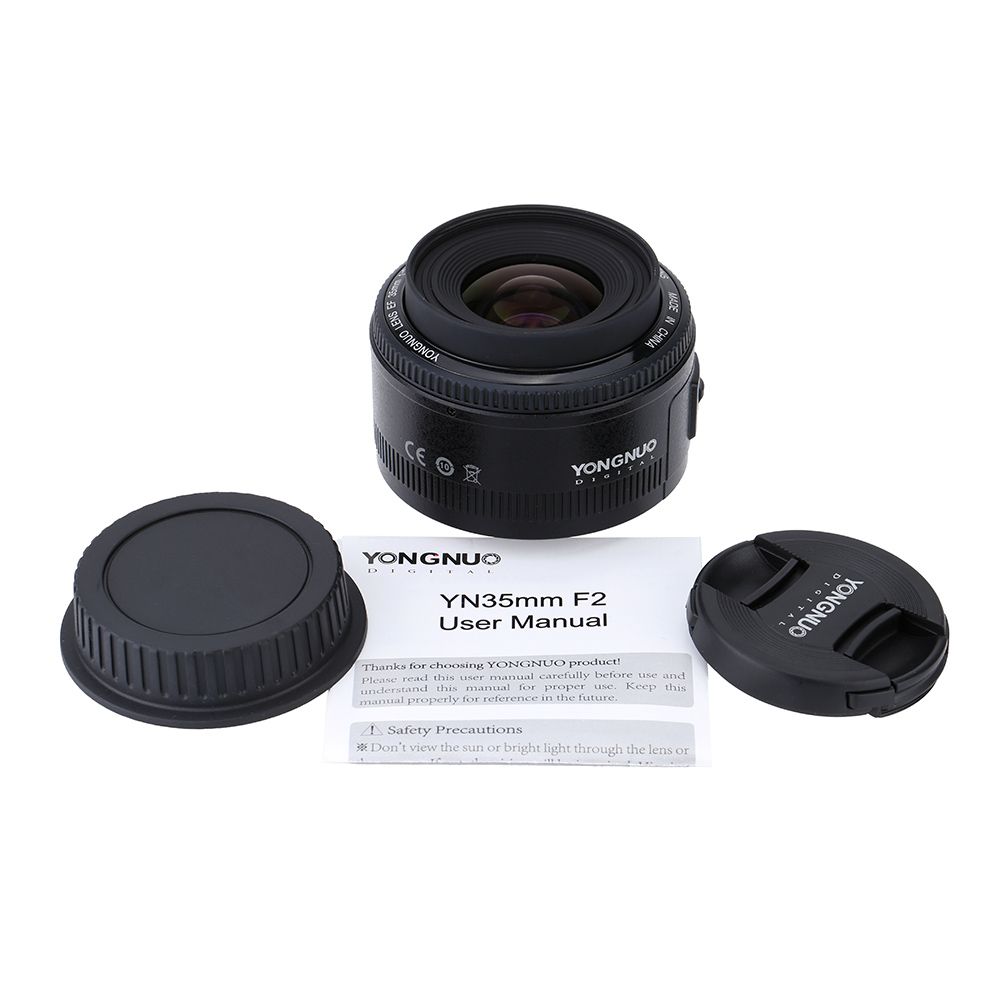 YN35mm F2 Lens 1:2 AF / MF Wide-Angle Fixed/Prime