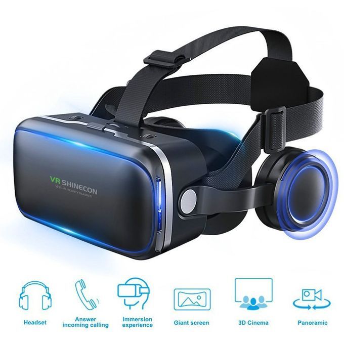 Vr Helmet 3D Box VR Bluetooth Headset VR Glasses Bsuit Black