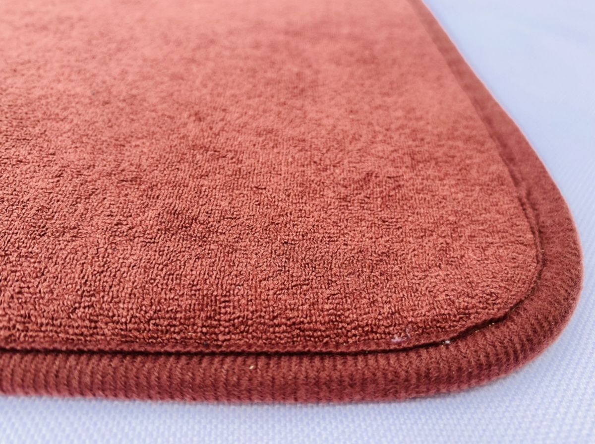 2in1 Memory Foam Mat For Bedroom Kitchen & Bathroom BROWN