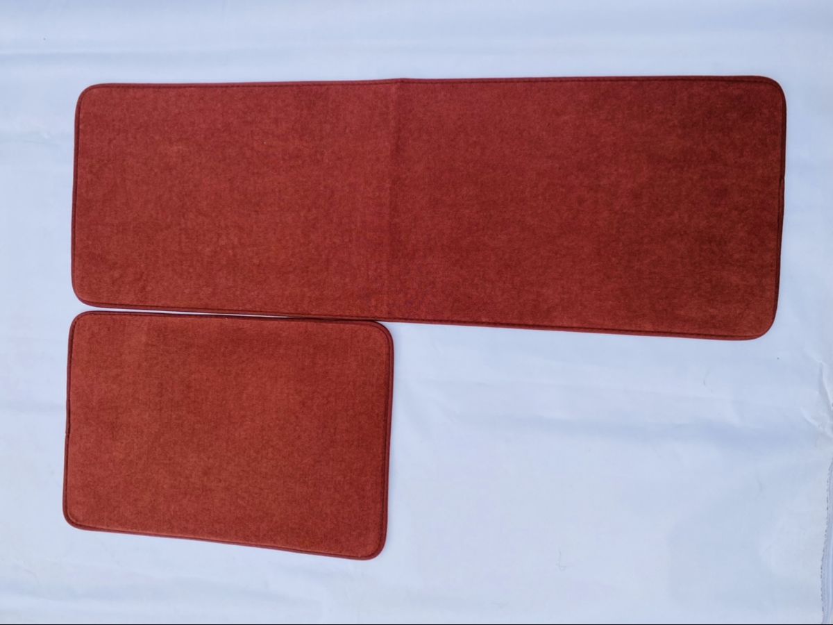 2in1 Memory Foam Mat For Bedroom Kitchen & Bathroom BROWN