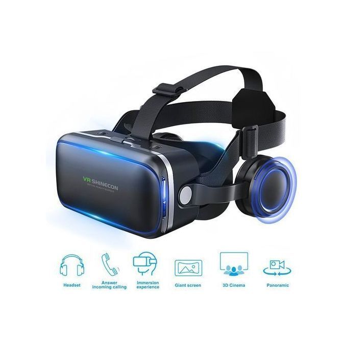 Vr Helmet 3D Box VR Bluetooth Headset VR Glasses Black