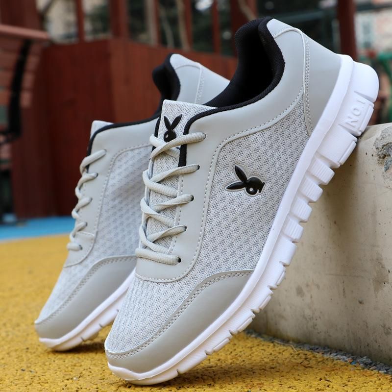 Summer mesh shoes large men's shoes breathable sports shoes students light running shoes deodorant