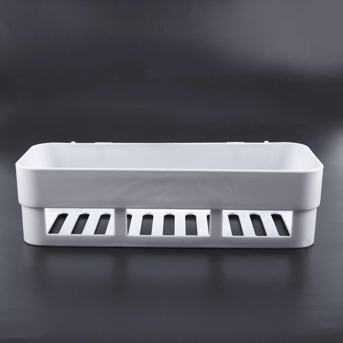 Bathroom shelves Wall-mounted bathroom shelves Toilet suction Cup Storage Rack Storage Shelf Suction Cup Wall Mounted Rectangle Bathroom Toilet White