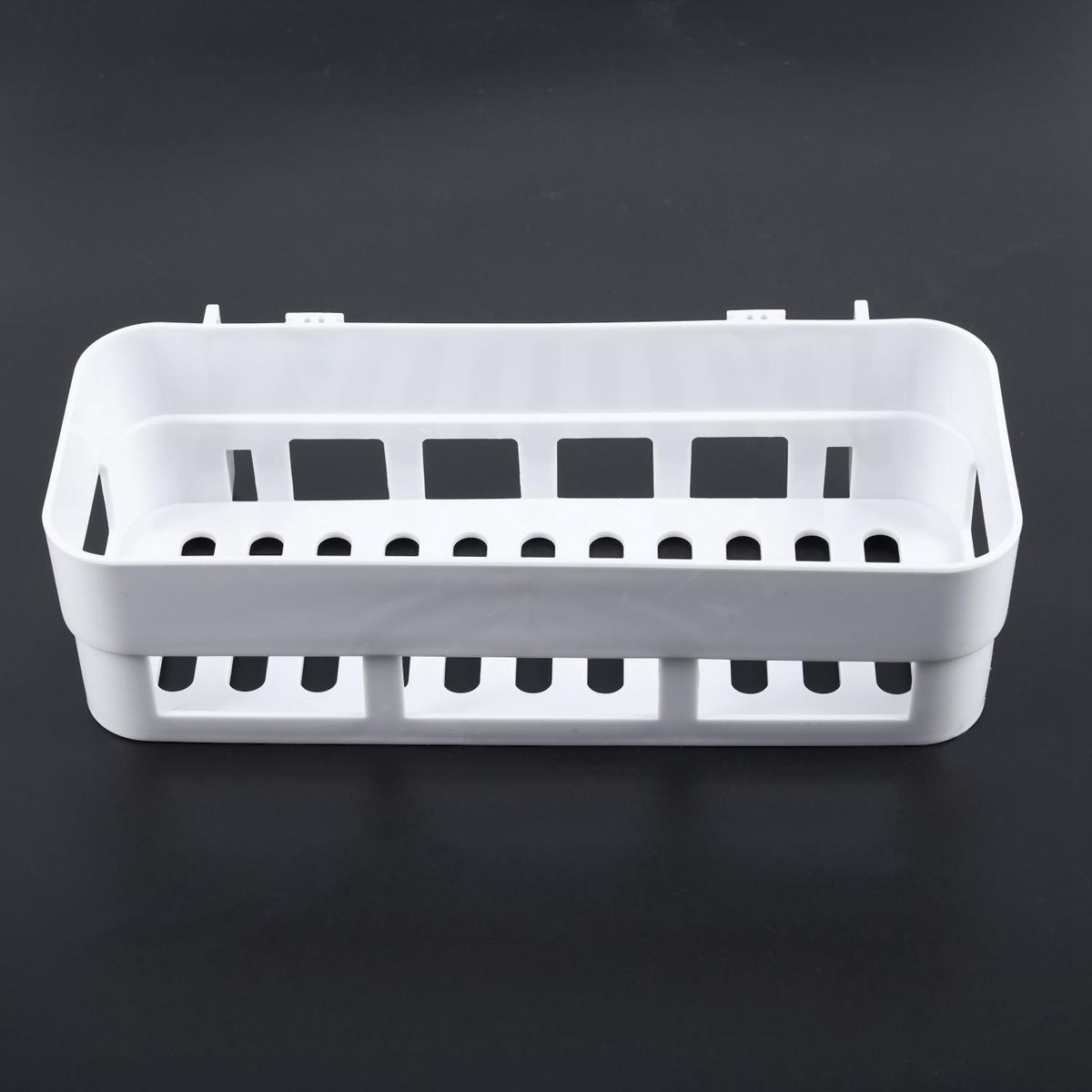 Bathroom shelves Wall-mounted bathroom shelves Toilet suction Cup Storage Rack Storage Shelf Suction Cup Wall Mounted Rectangle Bathroom Toilet White