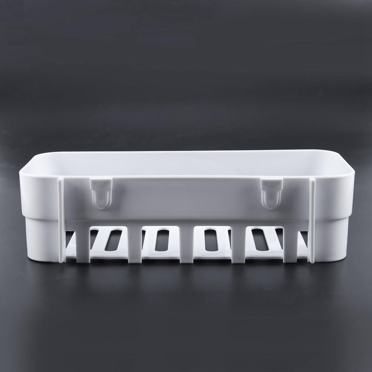 Bathroom shelves Wall-mounted bathroom shelves Toilet suction Cup Storage Rack Storage Shelf Suction Cup Wall Mounted Rectangle Bathroom Toilet White