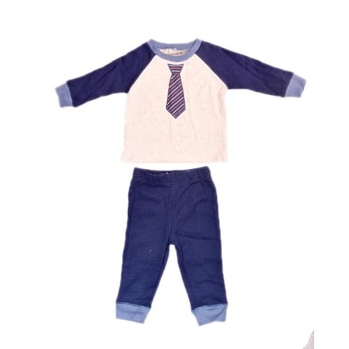 Boys Faux Tie Tshirt And Joggers Pant