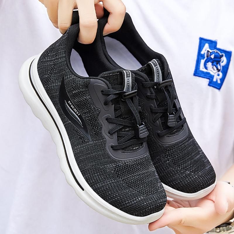 Men's shoes 2023 spring new polyurethane leisure sports shoes middle-aged and elderly walking shoes