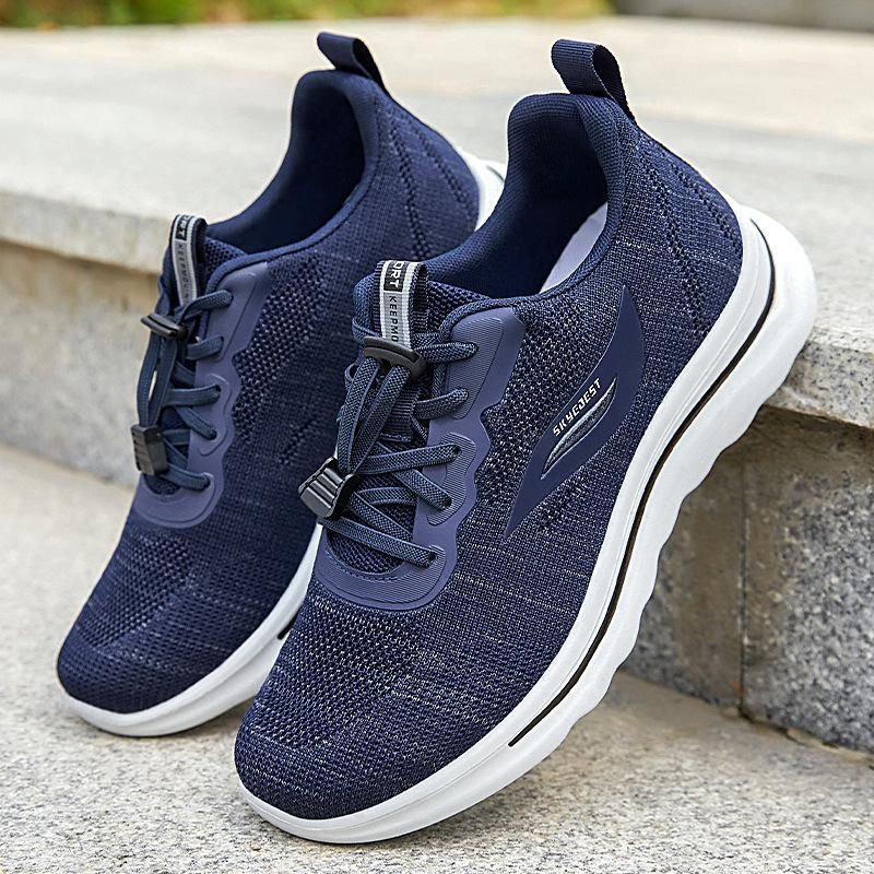 Men's shoes 2023 spring new polyurethane leisure sports shoes middle-aged and elderly walking shoes