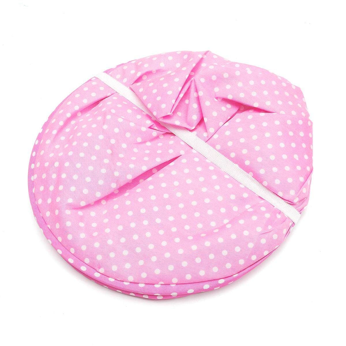 0-3 Years Baby Bed Tent Crib Mattress Portable Foldable Mosquito Net Newborn Bedroom Travel Bed Pink
