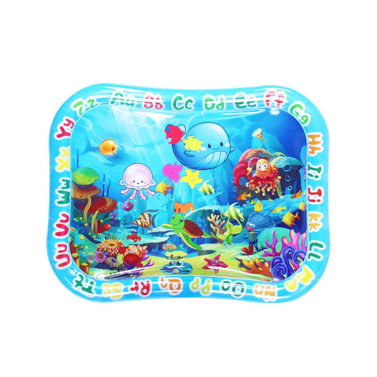 Inflatable Baby Water Mat Infant Tummy Time Playmat With