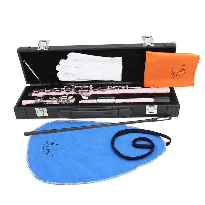 Western Concert Flute Cupronickel Nickel Plated 16 Holes C