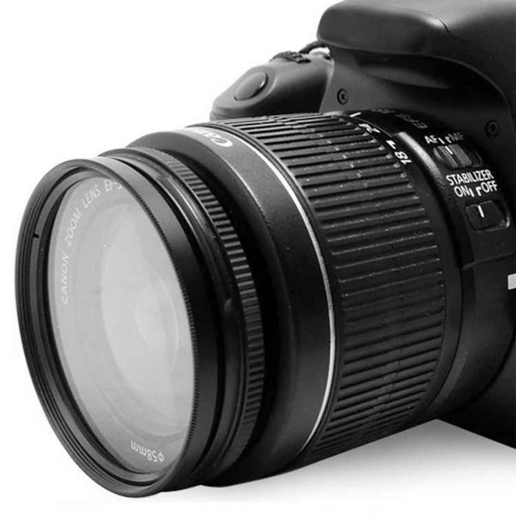 52mm Digital Camera Aluminum Alloy Frame Lens UV Filter