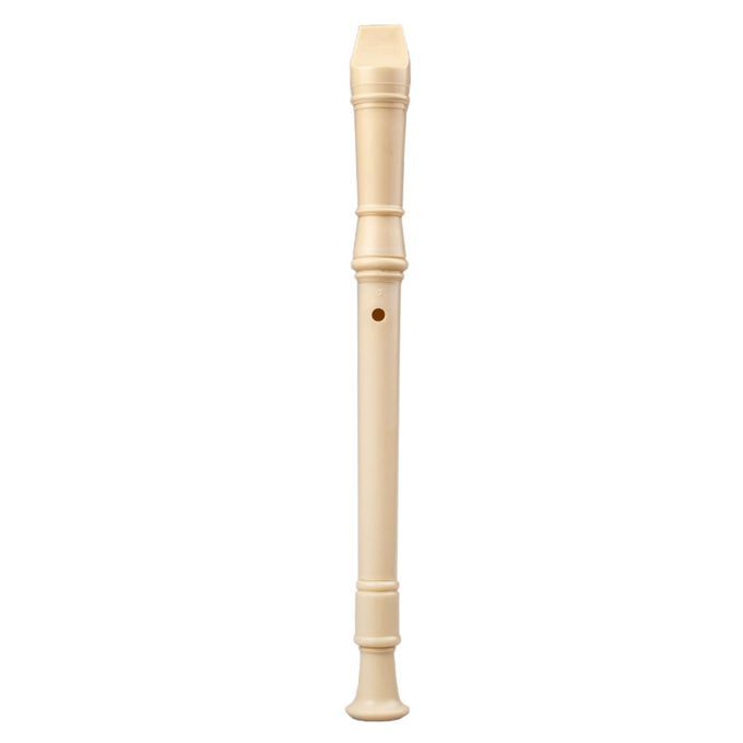 White Long Flute Instrument Baroque Recorder For School 8 Hole