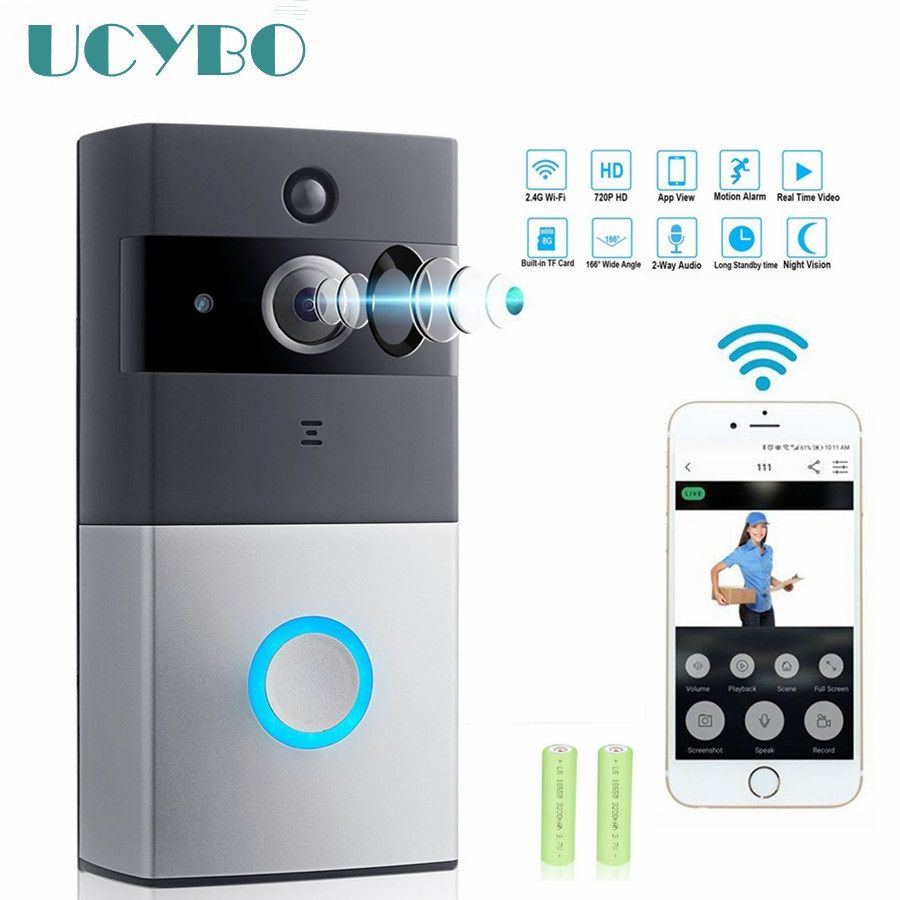 Wireless Smart DoorBell 720P Camera WiFi Visual Video