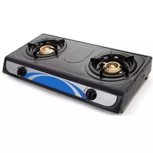 Table Top Two Burner Gas Cooker-Multicolour
