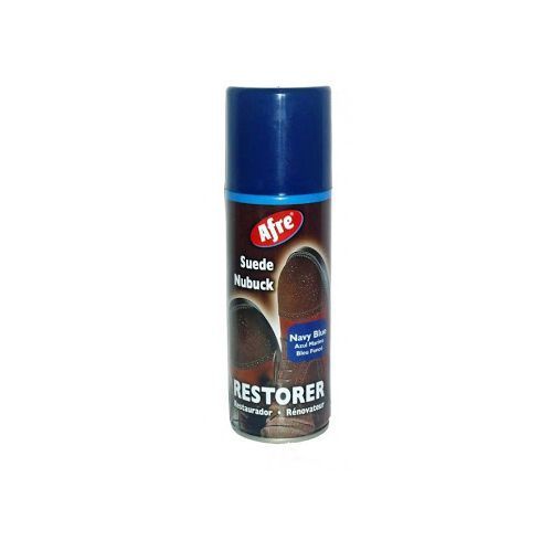 Navy Blue Spray Shoe Polish. Suede Nubuck Spray Polish.