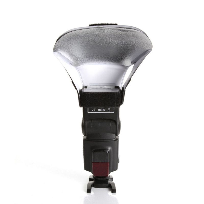 Universal Speedlight Flash Light Bounce Diffuser With 3-