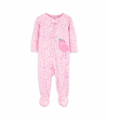 Child Of Mine Newborn Baby Girl Sleep N Play Sleeper Pyjamas - Pink