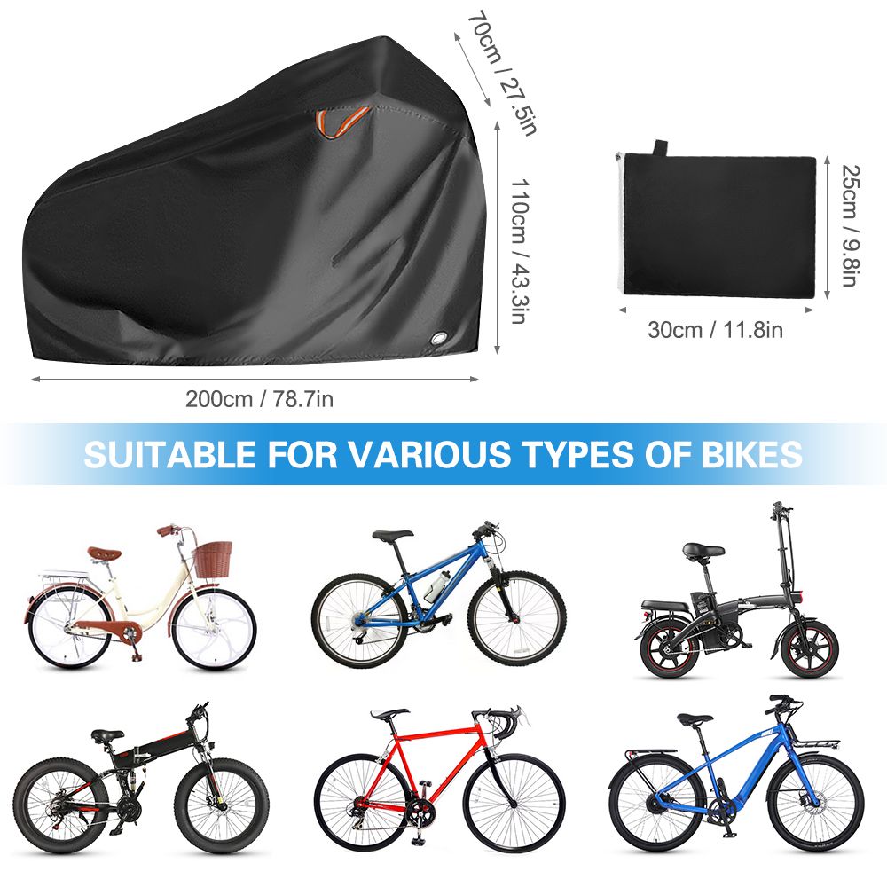 Bicycle Cover Outdoor Waterproof Bike Cover Rain Sun Dust