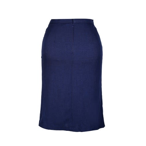 Multipurpose Skirt With Pleat Design - Blue
