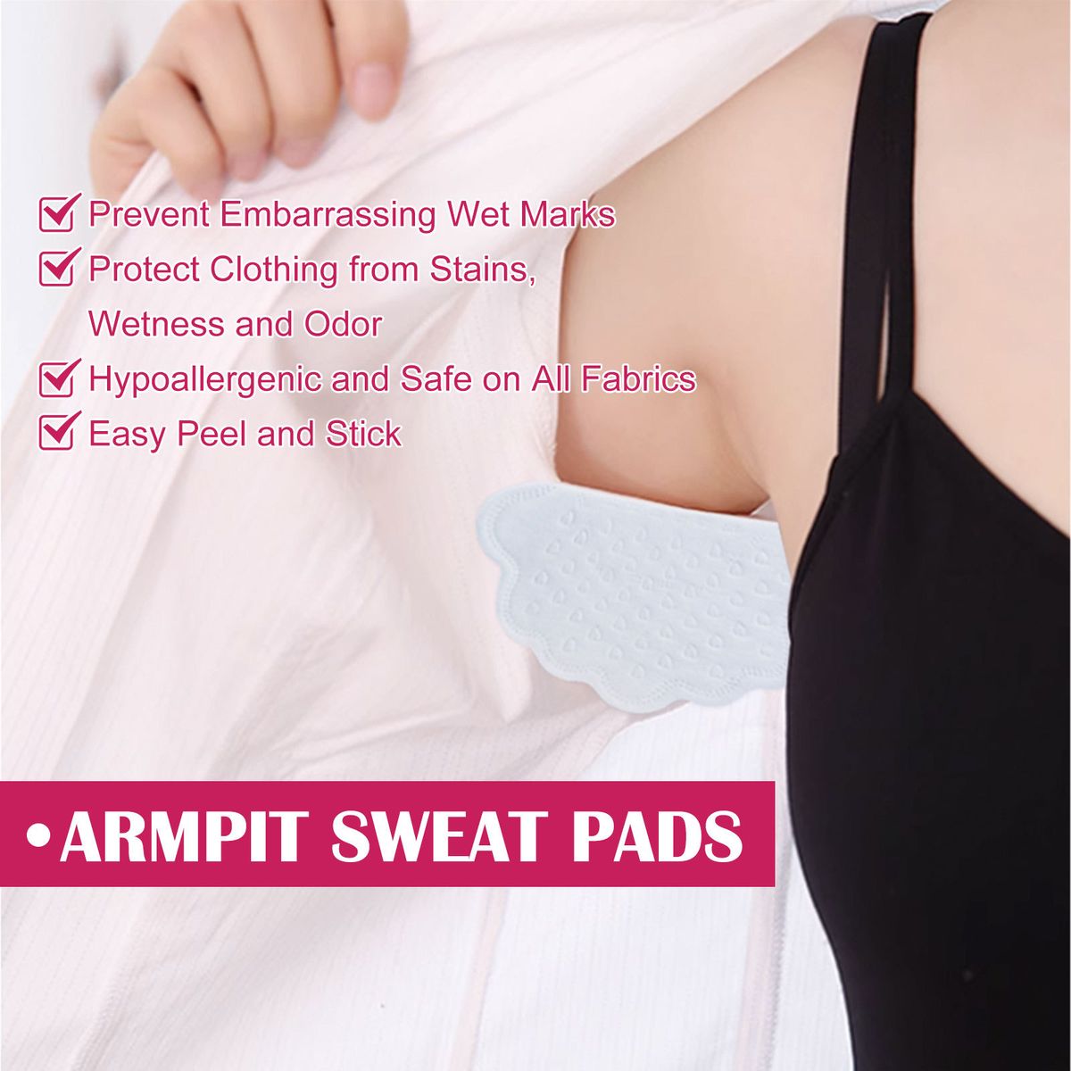 12Pcs Armpit Underarm Sweat Pads Fight Hyperhidrosis