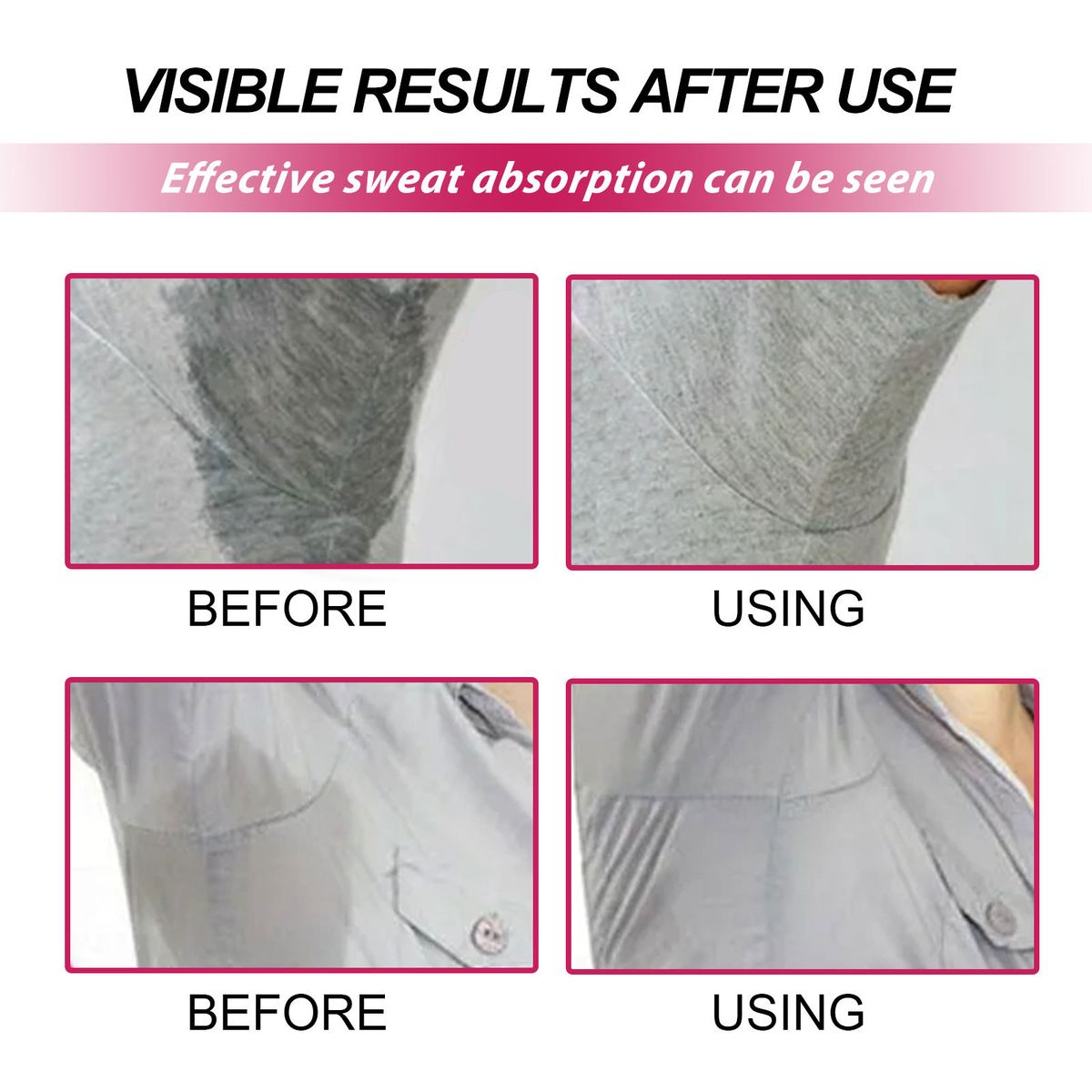 12Pcs Armpit Underarm Sweat Pads Fight Hyperhidrosis