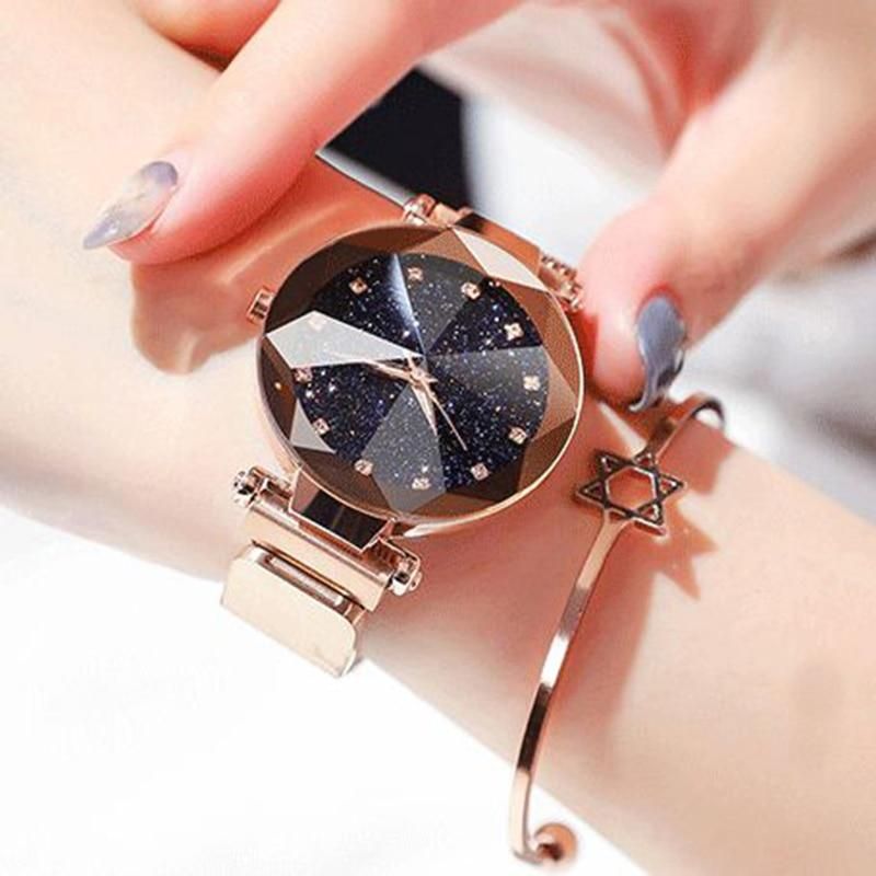 Luxury Magnetic Women Watches Starry Sky Watch Women Diamond Female Quartz Ladies Wristwatches Clock Zegarek Damski Reloj Mujer