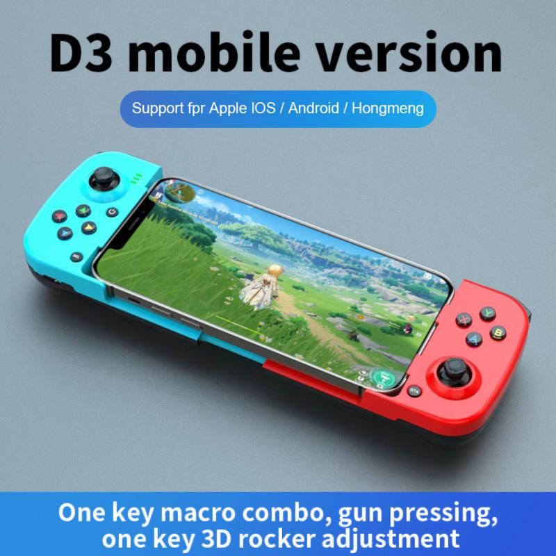 Wireless Bluetooth Game Controller For Genshin Saitake Telescopic Gamepad Joystick For Samsung Huawei Xiaomi Android IOS IPhone