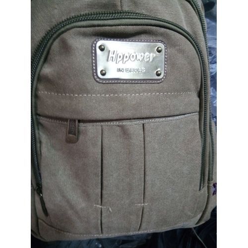 Strong Khaki Durable Laptop/School Bag