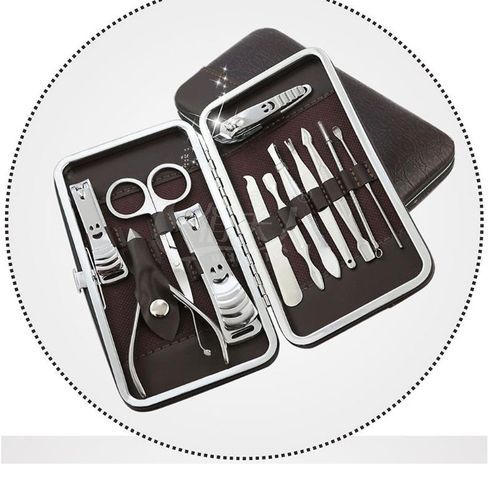 Pedicure Manicure Set Nail Clippers Cleaner  Grooming Kit