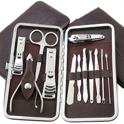 Pedicure Manicure Set Nail Clippers Cleaner  Grooming Kit