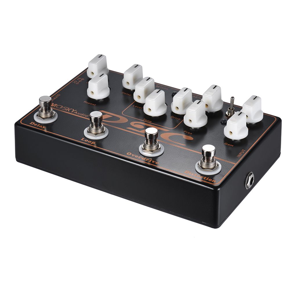 MOSKYAudio DTC 4-in-1 Electric Guitar Effects Pedal