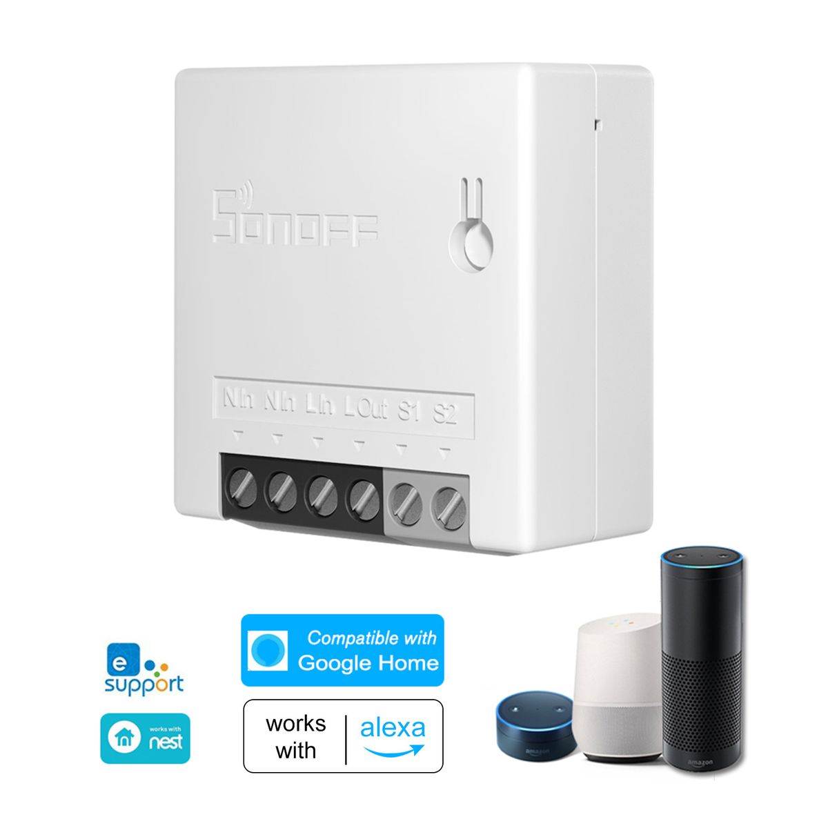 MINI DIY Two Way Smart Switch Small Body Remote Control WiFi
