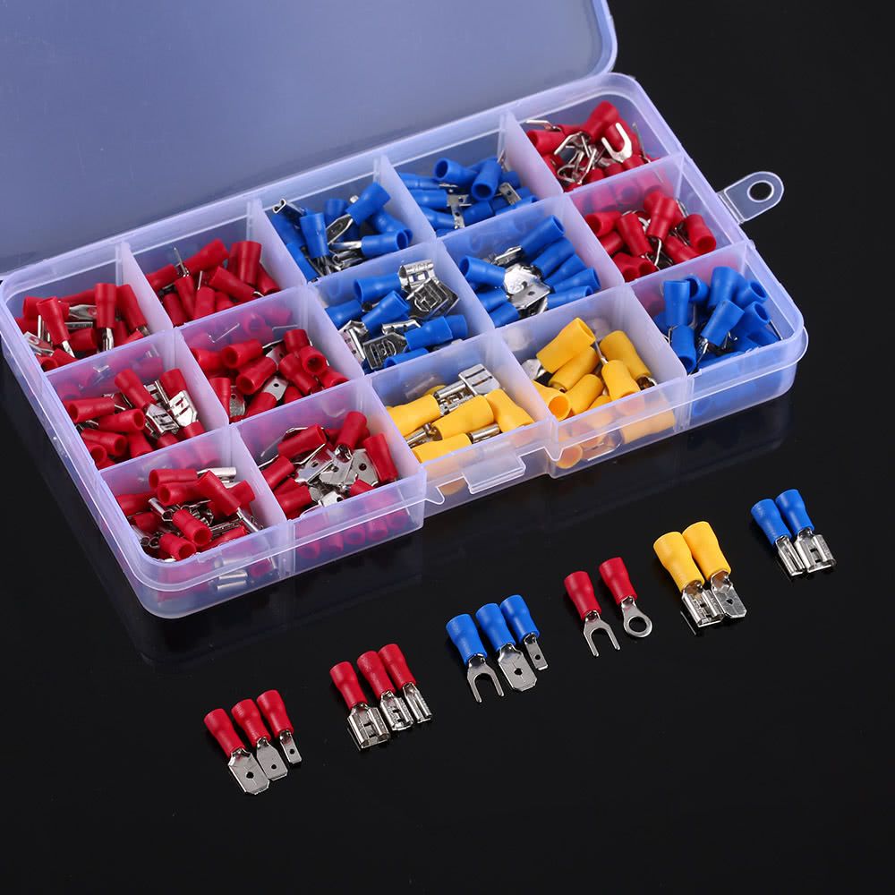 280PCS Assorted Crimp Spade Terminal Insulated Electrical
