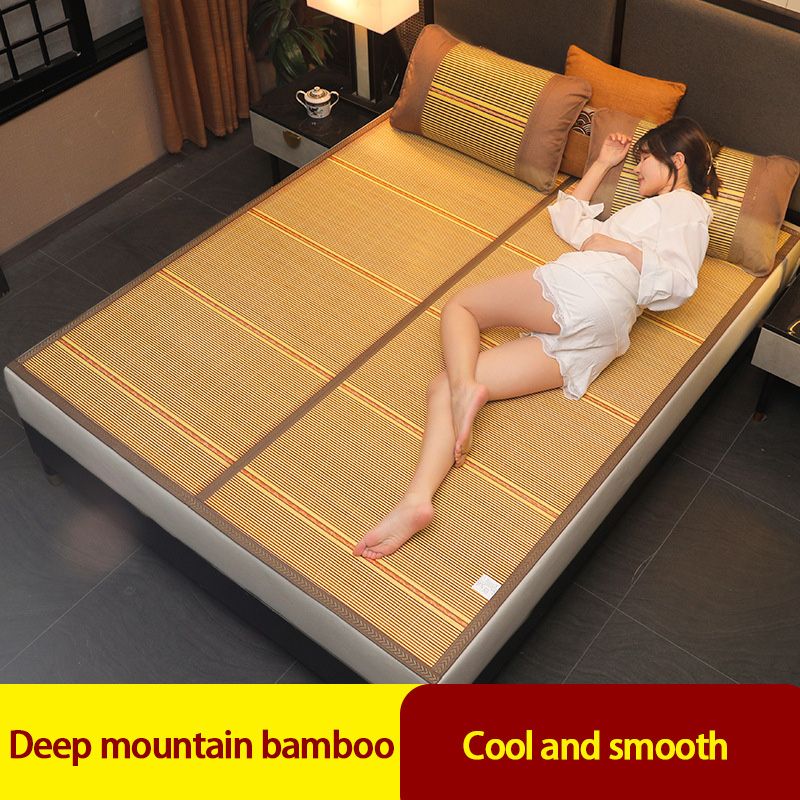 Double-sided Ice Bamboo Mat Cooler Foldable Cooler Mat