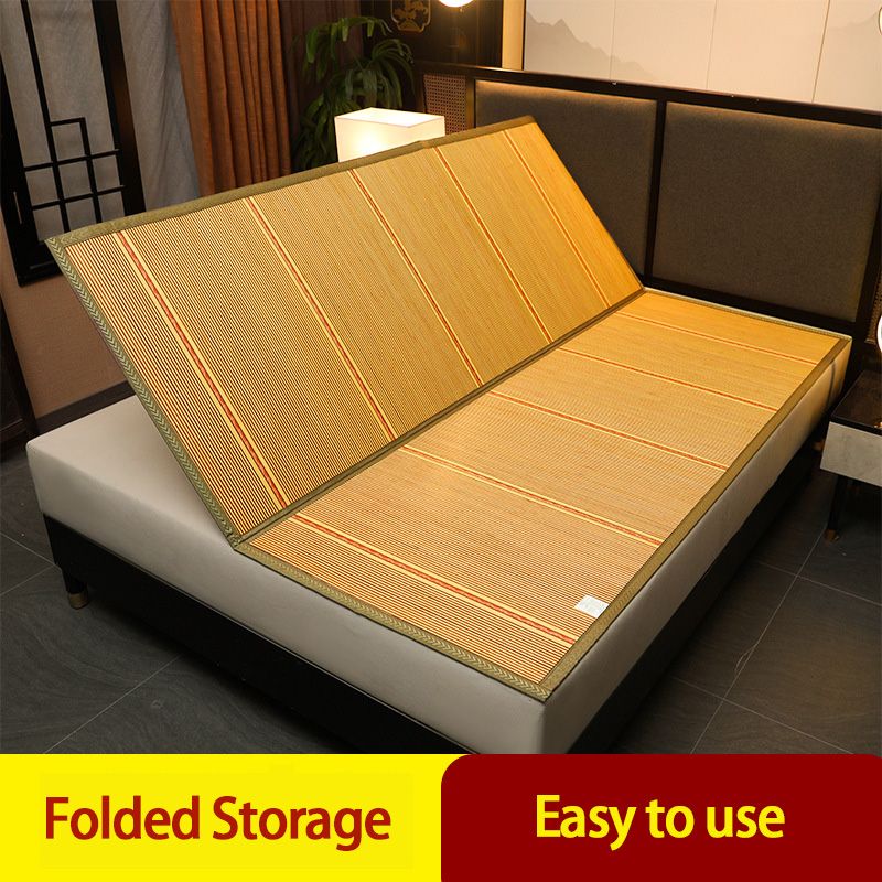 Double-sided Ice Bamboo Mat Cooler Foldable Cooler Mat