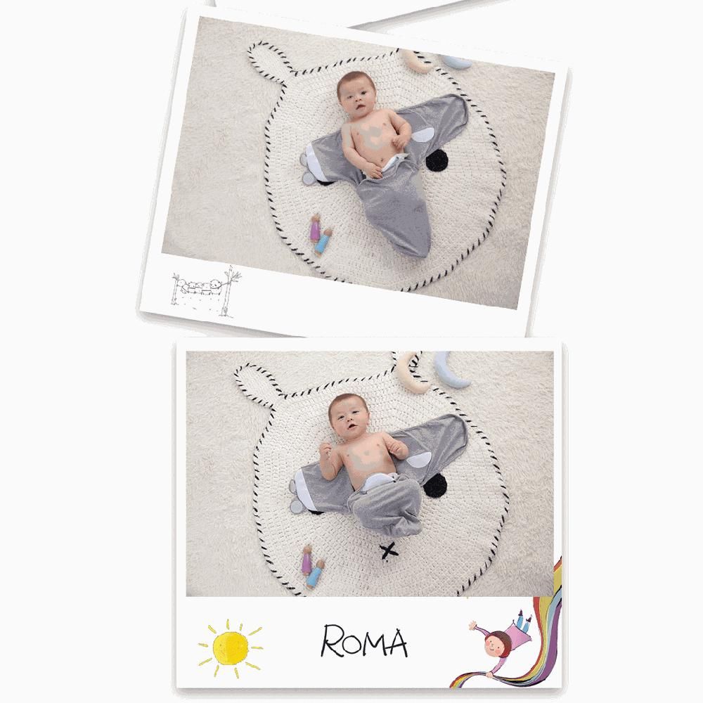 2pcs Newborn Baby Swaddle Blanket Breathable Baby Muslin Blanket Skin-Friendly Receiving Blanket for 3-6 Months Baby Boy Girl, M Size