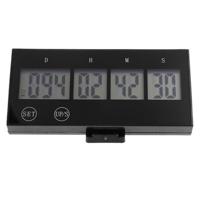 Digital Timer Countdown 999 Days Clock Lcd Event Reminder C