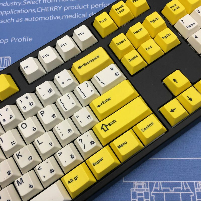 Serka Thermal Sublimation Cherry Switch PBT Large Set Of Keycap For Mechanical Keyboard