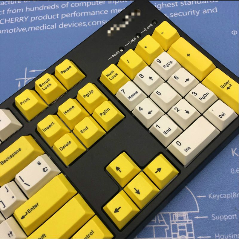 Serka Thermal Sublimation Cherry Switch PBT Large Set Of Keycap For Mechanical Keyboard