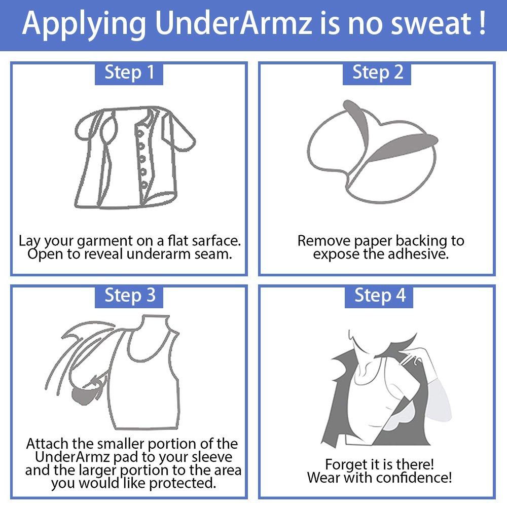 Underarm Sweat Pads Invisible Armpit Sweat Pads Disposable